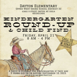 Kindergarten Round-up & Child Find